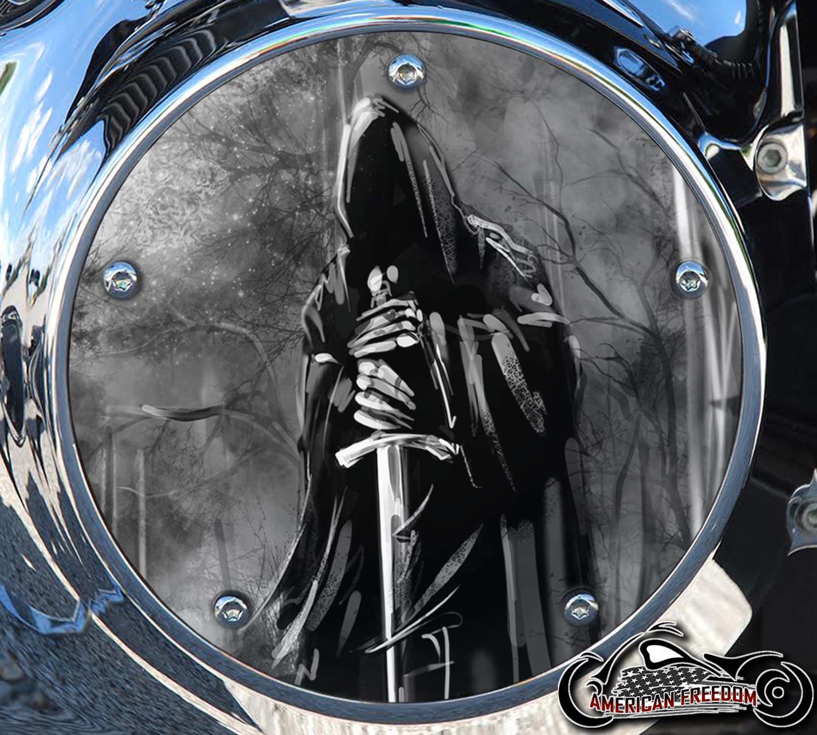 Custom Derby Cover - Reaper Sword